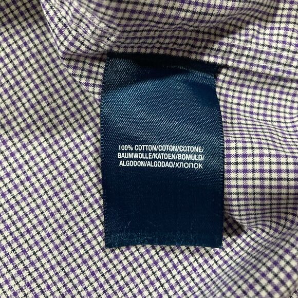 Ralph Lauren Blue Label Button Down Shirt (Men’s Size XL) • Micro Check • EUC - Picture 5 of 7